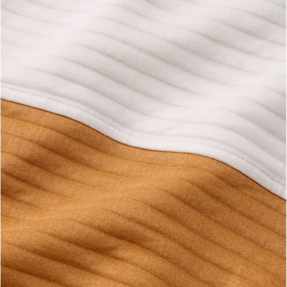 L.L. Bean Airlight Knit Pullover Colorblock Women's Regular - Size Medium - Picture 9 of 10